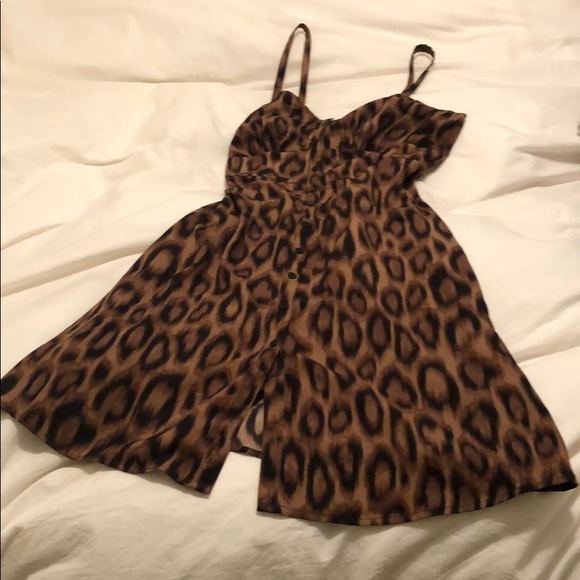 Le château Leopard Print Bustier Dress - Picture 5 of 9